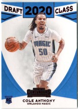 2020-21 COLE ANTHONY PANINI CONTENDERS 2020 DRAFT CLASS RED ROOKIE CARD RC!