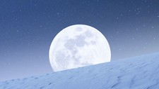 Landscape moon sky stars nightscape Custom Gaming Mat Desk