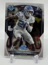 2022 Bowman University Chrome 1st Tony Grimes #75 North Carolina