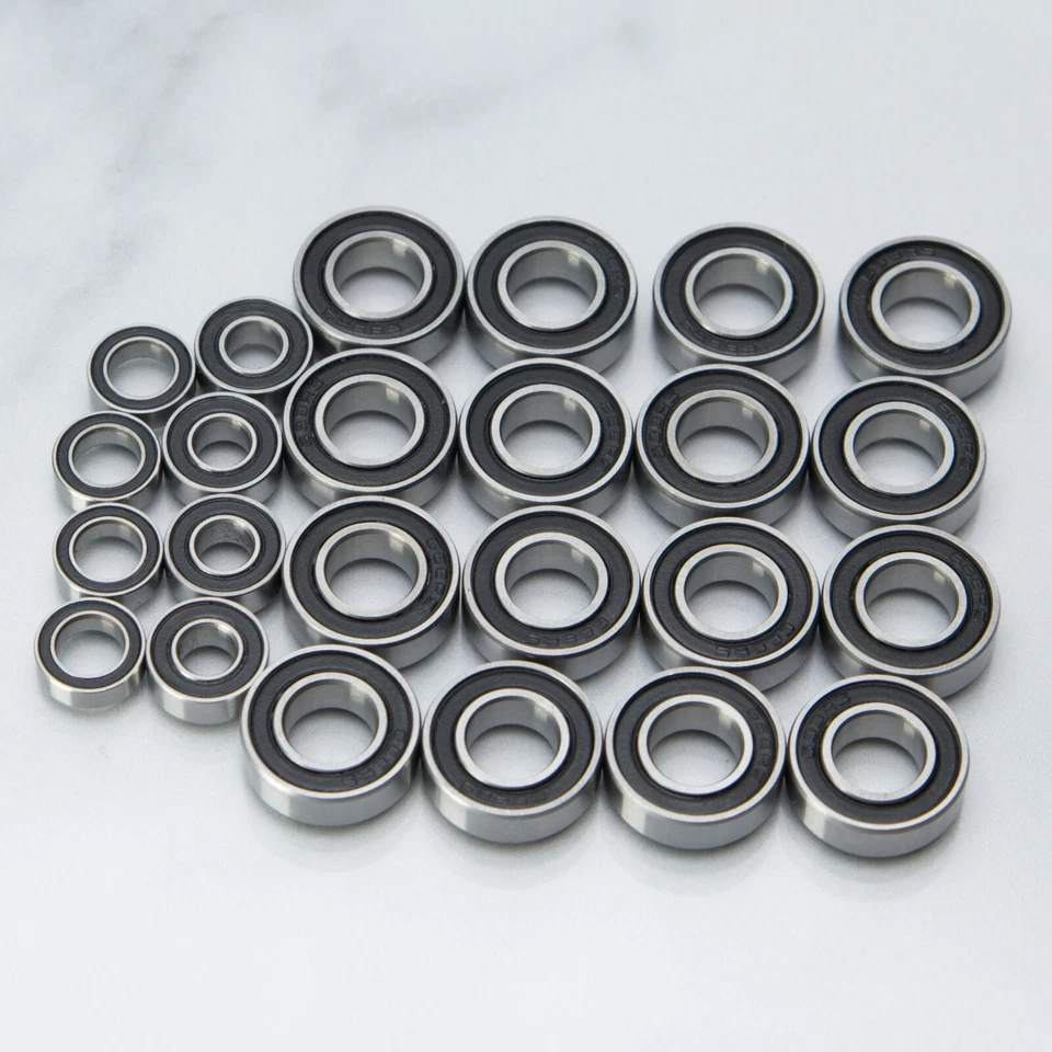 LRP S8 Rebel BX, S8 Rebel TX - Kit de 24 rodamientos sellados de goma Foto 2 de 2