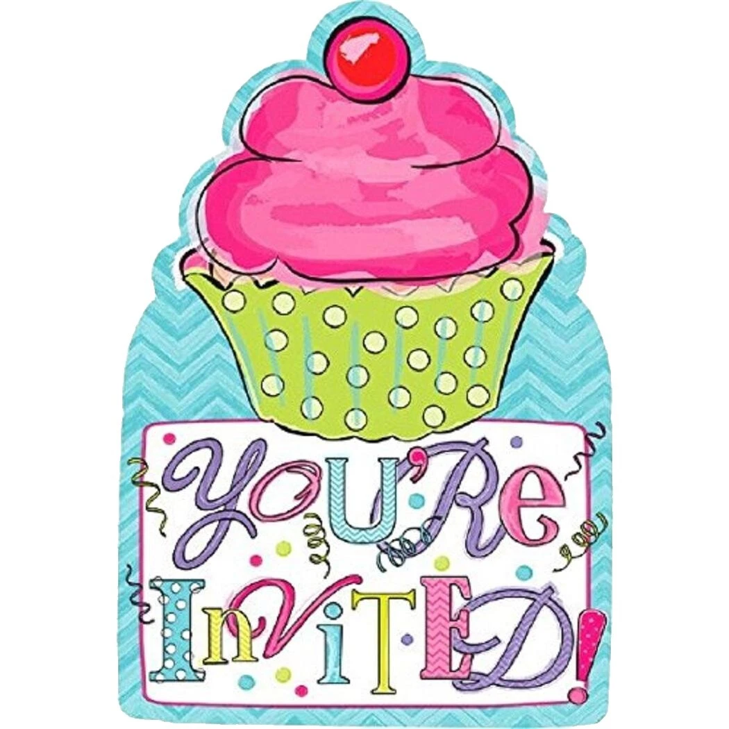 Cupcakes Convites de saudação