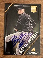 2013 Pinnacle #167 Bryan Morris AUTOGRAPHED Card - RC Pittsburgh Pirates