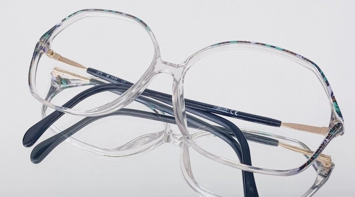 Vintage SILHOUETTE SPX M 1849 720 6054 eyeglasses Crystal 