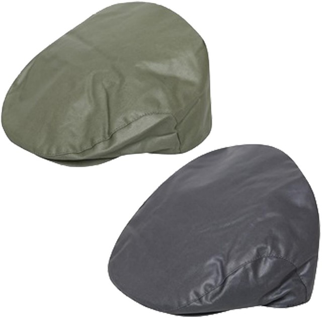 mens wax flat caps