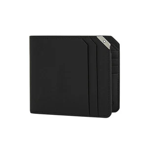 Montblanc Urban Spirit Black Leather Men's Wallet 6CC #124089