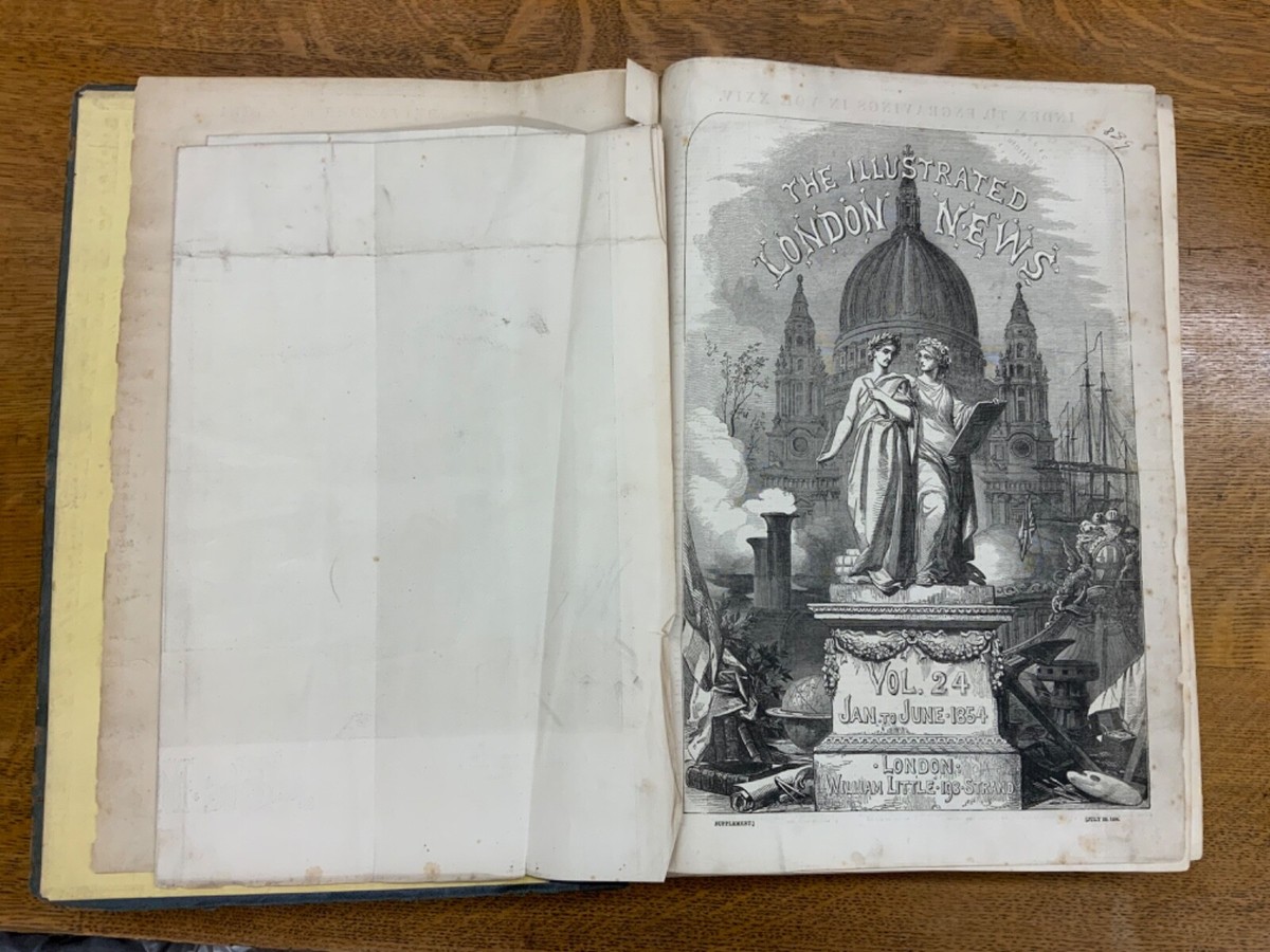 1854 Illustrated London News: Vols. XXIV & XXV - Jan-Dec, Nos. 662