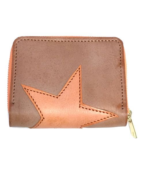 Round Zip Coin Case Star
