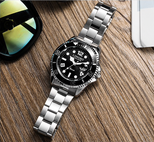 Orologio da Uomo Marca LONGBO Grande Effetto Elegante Waterproof Argentato  Glam | eBay