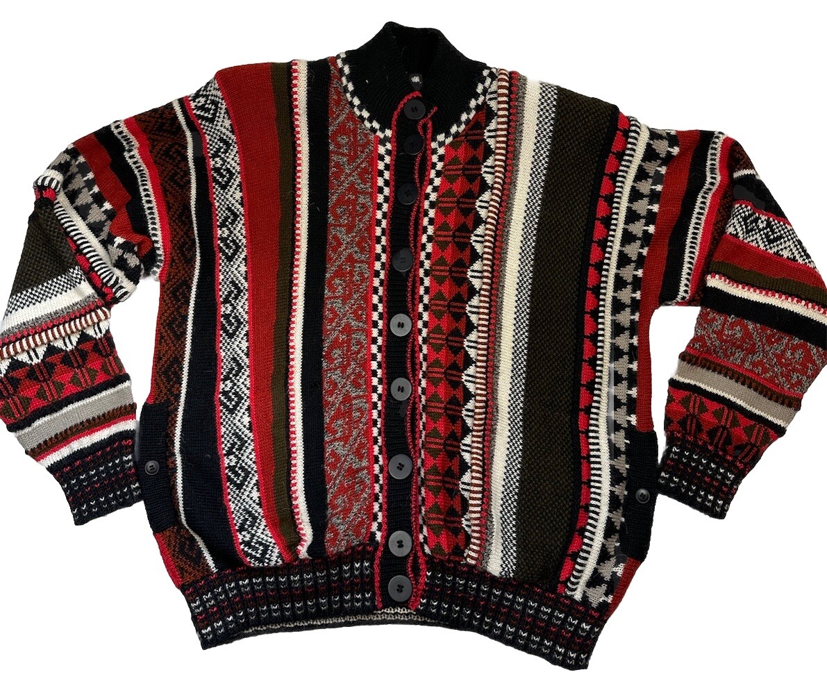 Peruvian Connection 100% Alpaca Button Sweater Si… - image 2