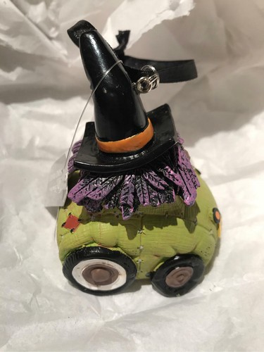 Disney CARS LAND RESIN Ornament Scary Car Witch NEW - Picture 2 of 2