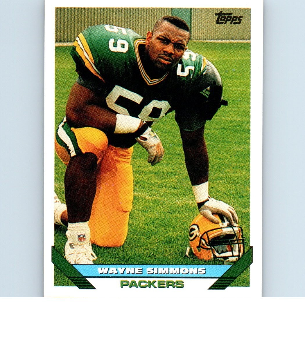 Wayne Simmons 469 Packers 1993 Topps NFL Football Trading Wayne Simmons 469 Packers 1993 Topps NFL Football Trading