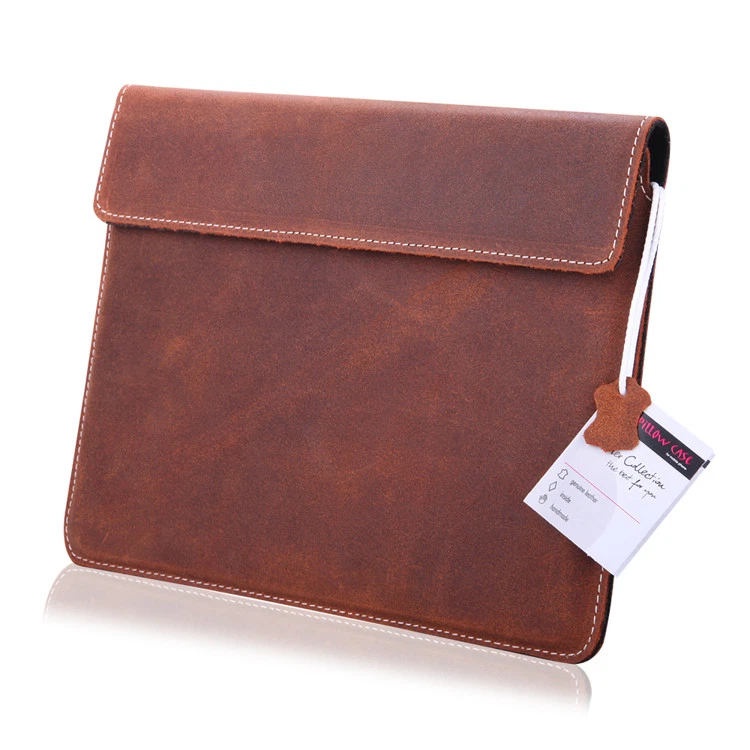 ECHT LEDER Tablet Hülle für Microsoft Surface Pro 7 Tasche Schutz Case XL BRAUN - Bild 2 von 4