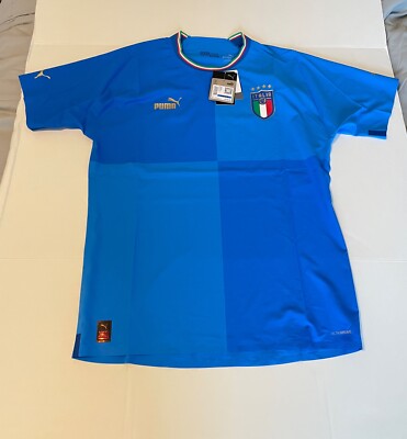 Italy Soccer Jersey Puma Authentic - Size L, XL $140 | eBay