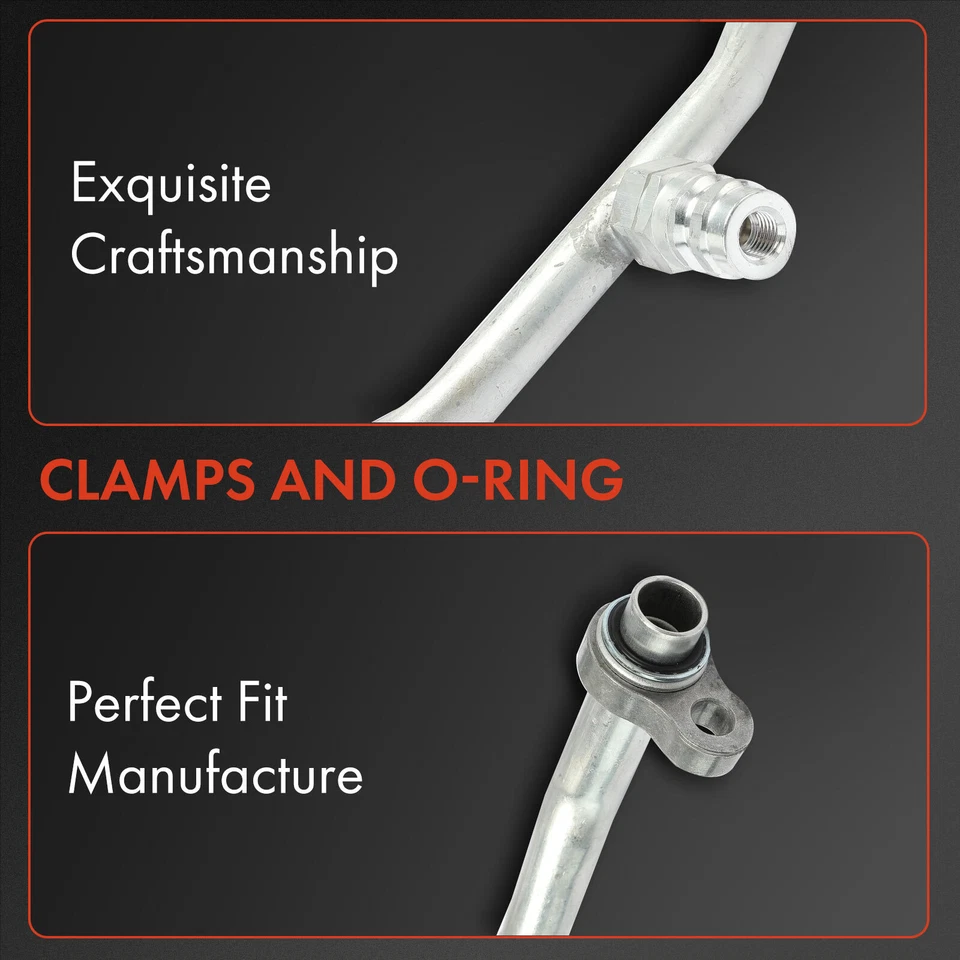 Conjunto de manguera de línea de succión y descarga de aire acondicionado A-Premium para Pontiac G8 2009 V6 3,6 L Foto 2 de 4