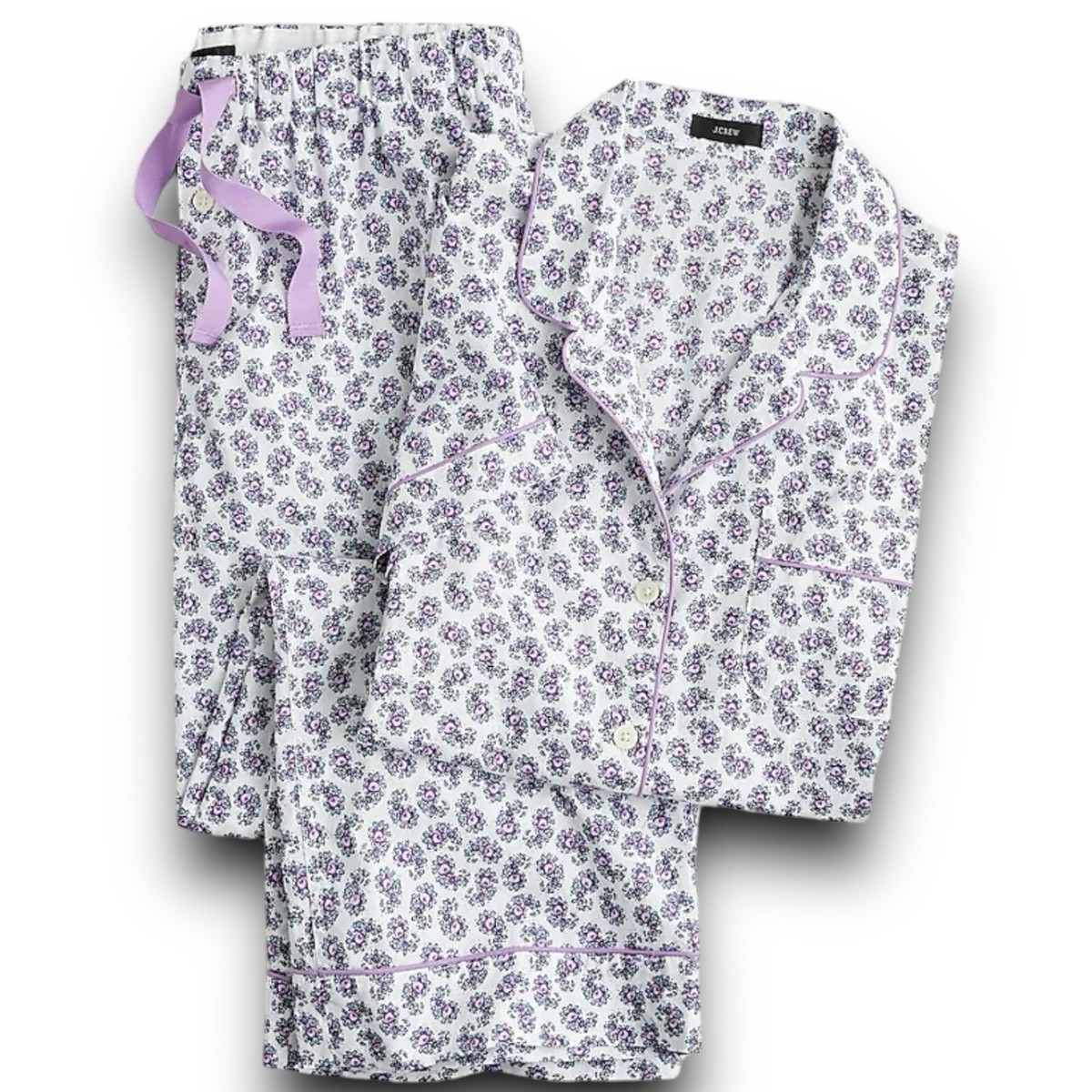 j crew womens cotton poplin pajamas