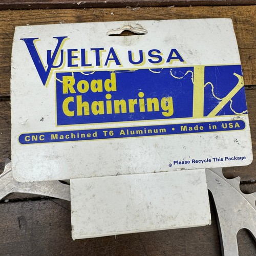 Vintage Vuelta Chainring 54 Tooth 130 BCD NOS USA T6 Aluminum 54t 13054 Race - Picture 3 of 9