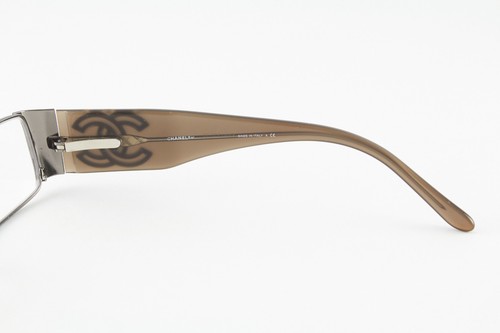 Very Rare Authentic Chanel 2119 c.108 51mm Gunmetal Brown Glasses Frames Italy - Picture 4 of 7