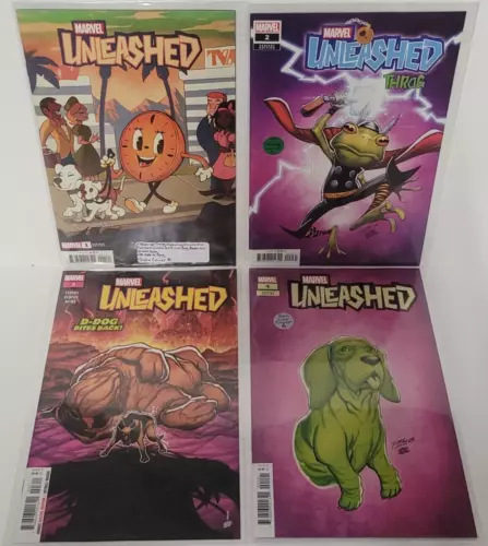 Marvel Unleashed #1B 2C 3A 4B 2023 Complete Set Key 1st App - Read Below Save $$