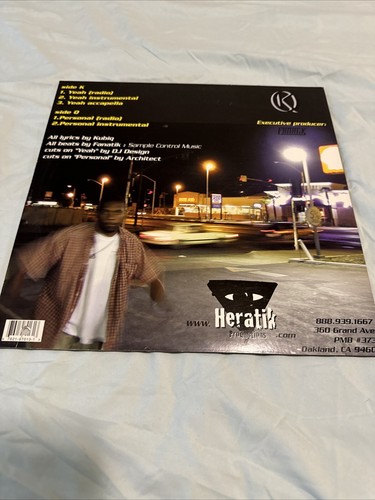 Kubiq Yeah b/w Personal 12" Single vinyl Promo Copy. From 2000 - Picture 2 of 5