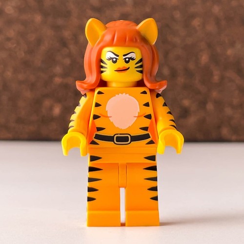🌈 LEGO Tiger Woman Minifigure col219 Series 14 Minifigures - Bild 3 von 6