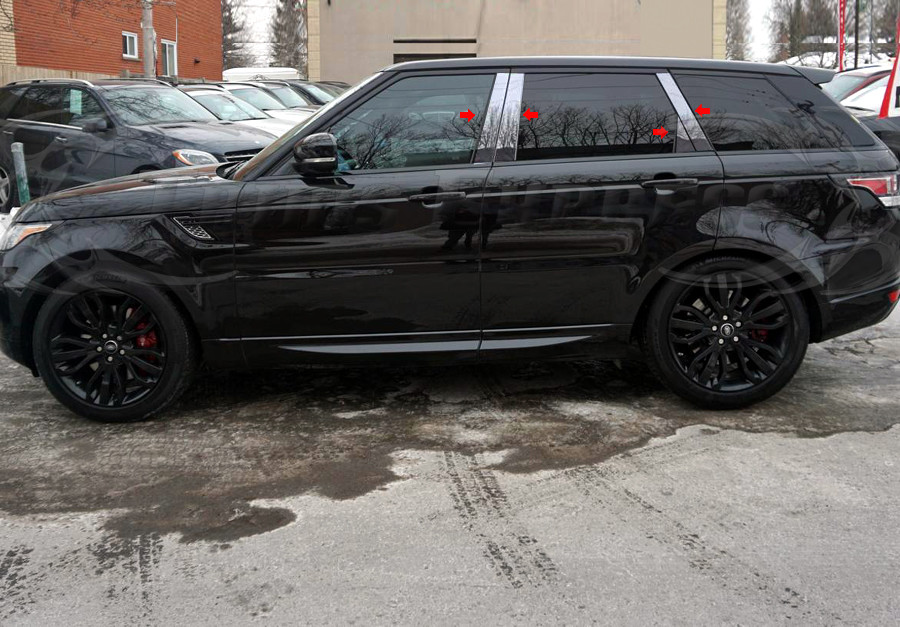 2014-2021 Land Rover Range Rover Sport 8Pc Chrome Pillar Post Trim Door ...