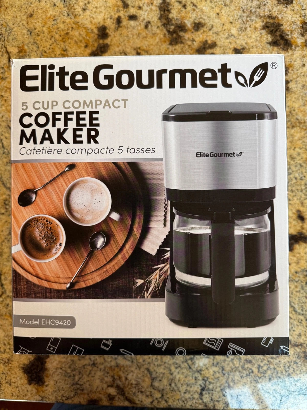 Elite Gourmet 5-Cup Coffee Maker