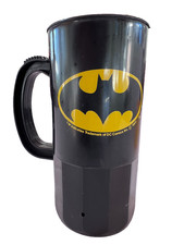 Vintage Batman Logo Super 22 U. S. A. Plastic cup produced in 1989 for DC Comics