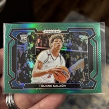 2024 Panini Prizm Draft Picks - Tidjane Salaun #82 Green Scope Prizm VariationRC
