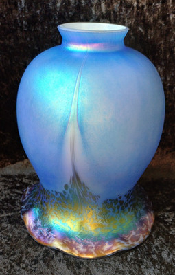 GUTE QUALITÄT LOETZ / FAVRILE BÖHMISCHER STIL PHANOMEN GLAS ÖL SPOT LAMPENSCHIRM