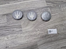 Set of 3 Maserati Levante 2017-2020 Wheel Rim Center Hubcap Cap 670065833