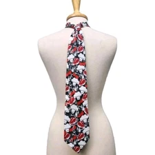 Buffalo Bay Omaha Steaks Men's Classic Necktie Chef Grilling Theme 60"