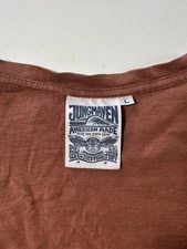 Jungmaven Baja Long Sleeve Tee Hemp Organic Cotton Sz Large Terra Cotta Brown