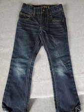 Gap Kids 90s Original Straight Jeans 6 Slim Dark Wash With Adjustable Waist Tabs