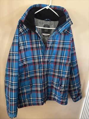 Global 15,000mm Rip zone Jacket Cool Blue Design LARGE