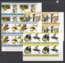 INVERTED CENTER - St Vincent BIRDS Issue (Mint Never hinged)