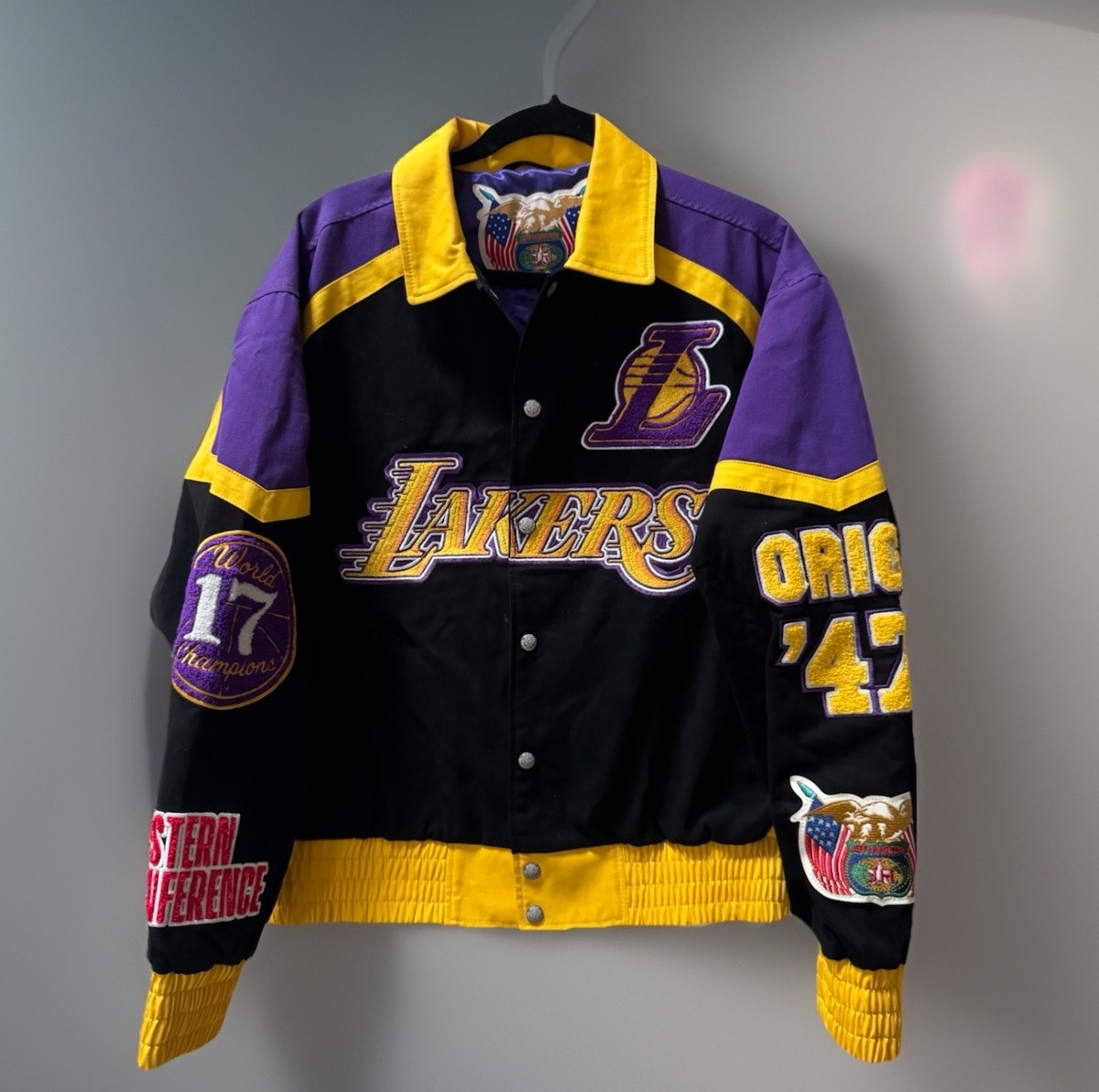 Jeff Hamilton Los Angeles Lakers NBA Limited Edition Jacket Black