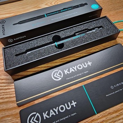 KAYOU+ AIMVISION 0.5mm Drafting Mechanical Pencil Stone Black with Box