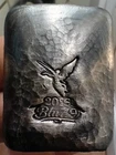 Hand Poured 2.8 ozt .999 FINE SILVER Bar #2 of 15. Signed. Hammered & Antiqued!