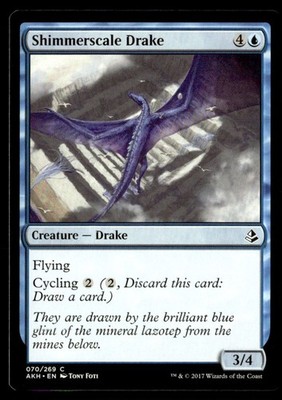 2017 Amonkhet Shimmerscale Drake Expansion/Common #70