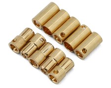 Samix 6.5mm High Current Bullet Plug Connectors Set 5 Male/5 Female