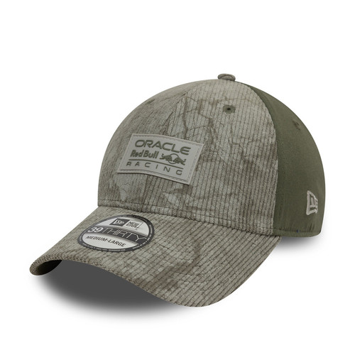 Red Bull Racing F1 Corduroy Fitted Hat Green - Bild 1 von 5