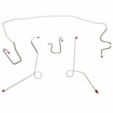 Front Brake Line Kit Fits Plymouth Barracuda 67 Wdiscdrum Brake-ykt6702ss