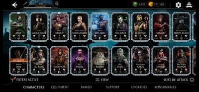 Mortal Kombat Mobile - Starters Account  (MKX Android ONLY)