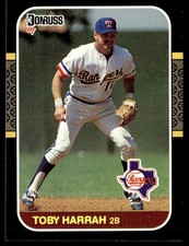 1987 Donruss Toby Harrah Texas Rangers #408