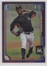 2015 Bowman Chrome Prospects Purple Refractor 90/250 Jarlin Garcia #BCP148 n0c