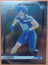 2024 Panini Prizm AJ Barner #304 Seattle Seahawks Rookie Card