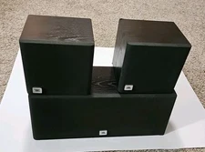 JBL FLIX 1 Speakers: Center, Left, and Right Surround. Tested. 