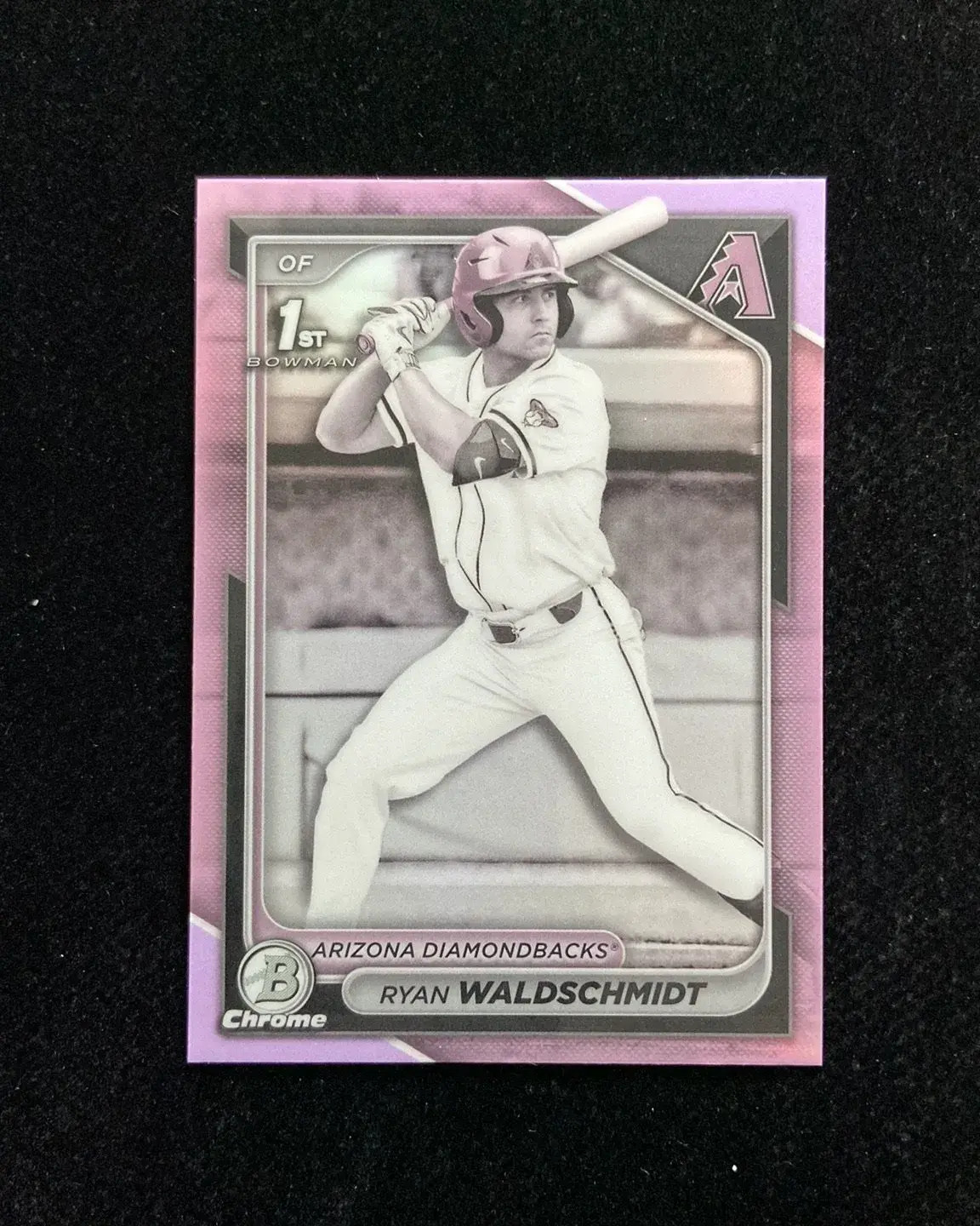 2024 Topps Bowman Draft Chrome Ryan Waldschmidt #BDC-18 Pearl 1ST SP -QI95