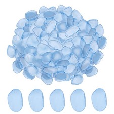Silk Artificial Flower Petals, Light Blue Faux Flowers 1.6 x 1.8 Inch 400pcs