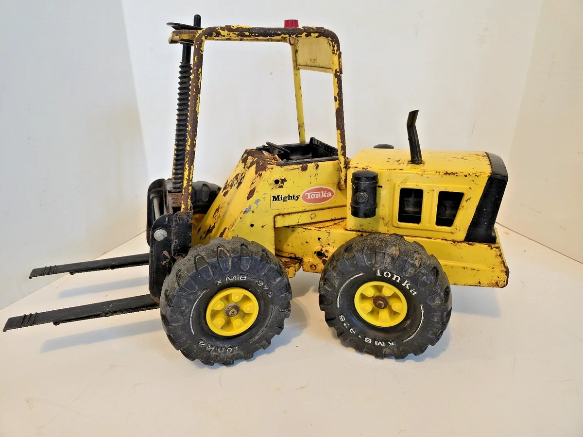 Tonka Forklift Indiana Vintage Manufacture Diecast Construction